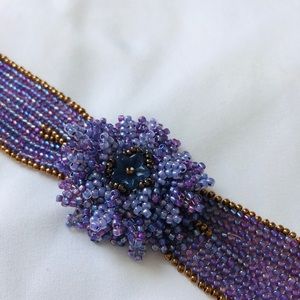 Beautiful Purple bead bracelet